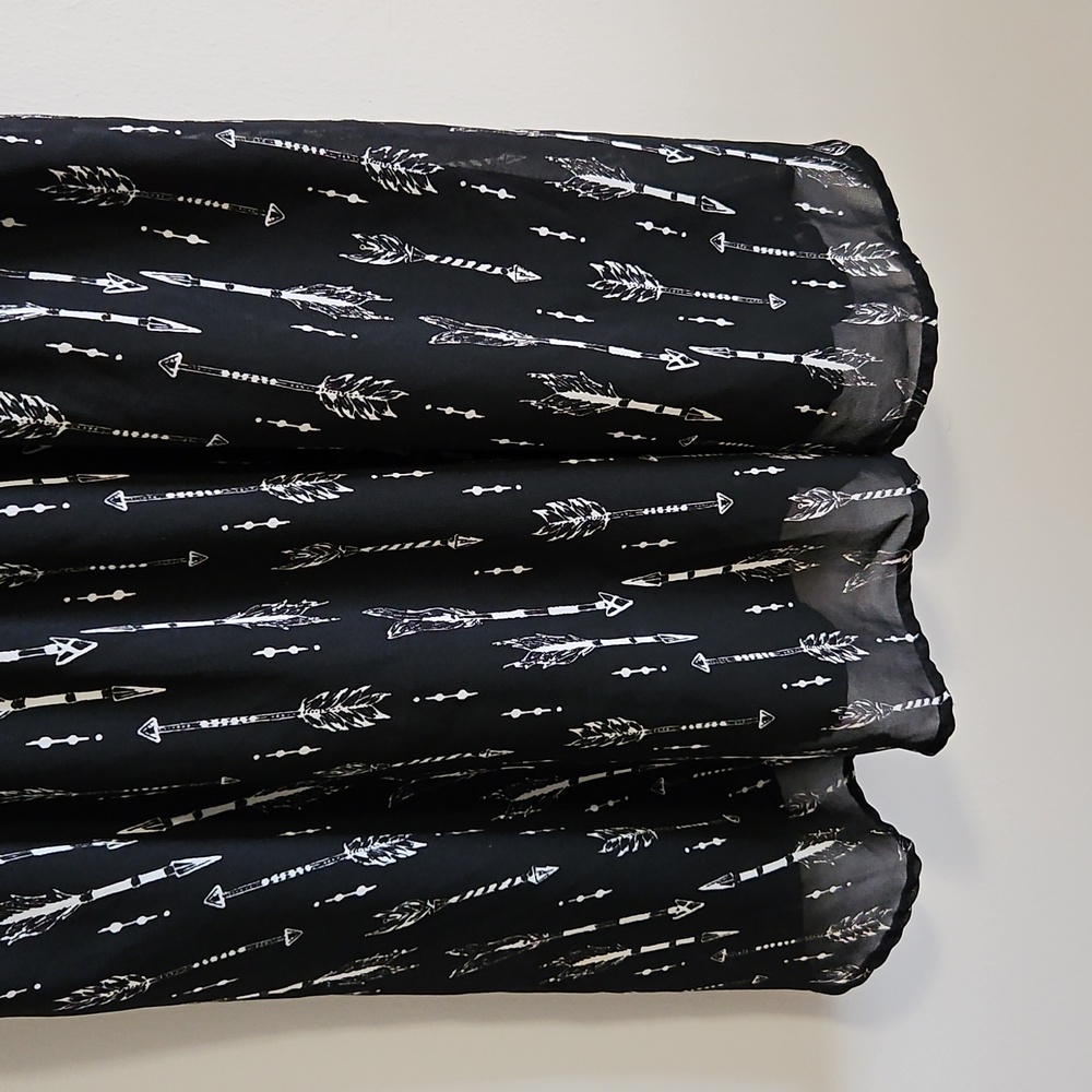 H&M Divided Black and White Patterned Dress - Picture 3 of 10